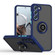 Samsung Galaxy S23 5G Q Shadow I Ring Kickstand PC and TPU Hybrid Phone Case - Royal Blue