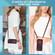 Samsung Galaxy S23 5G Rhombic Texture Card Bag Phone Case with Long Lanyard - Wine Red