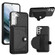 Samsung Galaxy S23 Shockproof Leather Phone Case with Card Holder - Black