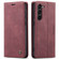 Samsung Galaxy S23 5G CaseMe 013 Multifunctional Horizontal Flip Leather Phone Case - Wine Red