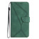 Samsung Galaxy S23 5G Stitching Embossed Leather Phone Case - Green
