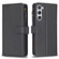 Samsung Galaxy S23 5G 9 Card Slots Zipper Wallet Leather Flip Phone Case - Black