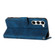 Samsung Galaxy S23 5G Line Pattern Skin Feel Leather Phone Case - Royal Blue