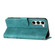 Samsung Galaxy S23 5G Line Pattern Skin Feel Leather Phone Case - Light Blue