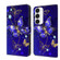 Samsung Galaxy S23 Crystal 3D Shockproof Protective Leather Phone Case - Diamond Butterfly