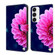 Samsung Galaxy S23 Crystal 3D Shockproof Protective Leather Phone Case - Pink Petals