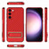 Samsung Galaxy S23 5G Wavy Textured Phone Case  - Red