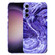 Samsung Galaxy S23 5G Marble Pattern Phone Case - Purple White