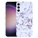 Samsung Galaxy S23 5G Marble Pattern Phone Case - Red White