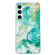 Samsung Galaxy S23 5G IMD Shell Pattern TPU Phone Case - Green Marble