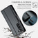 Samsung Galaxy S23 5G CaseMe 023 Butterfly Buckle Litchi Texture RFID Anti-theft Leather Phone Case - Black