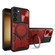 Samsung Galaxy S23 5G CD Texture Sliding Camshield Magnetic Holder Phone Case - Red