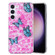 Samsung Galaxy S23 5G IMD Shell Pattern TPU Phone Case - Colorful Butterfly