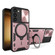 Samsung Galaxy S23 5G CD Texture Sliding Camshield Magnetic Holder Phone Case - Pink