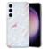 Samsung Galaxy S23 5G IMD Shell Pattern TPU Phone Case - White Marble