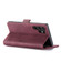 Samsung Galaxy S23 Ultra 5G CaseMe 013 Multifunctional Horizontal Flip Leather Phone Case - Wine Red