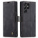 Samsung Galaxy S23 Ultra 5G CaseMe 013 Multifunctional Horizontal Flip Leather Phone Case - Black