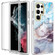 Samsung Galaxy S23 Ultra 5G 360 Full Body Painted Phone Case - Marble L11