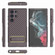 Samsung Galaxy S23 Ultra 5G Wavy Textured Phone Case  - Brown