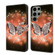 Samsung Galaxy S23 Ultra Crystal 3D Shockproof Protective Leather Phone Case - Crystal Butterfly