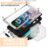 Samsung Galaxy S23 Ultra 5G R-JUST Sliding Camera Design Life Waterproof Dustproof Shockproof Phone Case - Silver