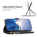 Samsung Galaxy S23 Ultra 5G 9 Card Slots Zipper Wallet Leather Flip Phone Case - Black
