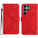 Samsung Galaxy S23 Ultra 5G Stitching Embossed Leather Phone Case - Red