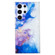 Samsung Galaxy S23 Ultra 5G IMD Shell Pattern TPU Phone Case - Sky Blue Purple Marble