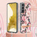 Samsung Galaxy S23+ 5G Flowers and Plants Series IMD TPU Phone Case with Lanyard - Green Gardenia