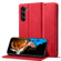 Samsung Galaxy S23+ 5G LC.IMEEKE Strong Magnetism Ultra-thin Matte Leather Phone Case - Red