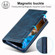 Samsung Galaxy S23+ 5G LC.IMEEKE LC-001 Color Matching Frosted Leather Phone Case - Blue
