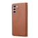 Samsung Galaxy S23+ 5G Knead Skin Texture Horizontal Flip Leather Phone Case - Brown