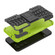 Samsung Galaxy S23+ 5G Tire Texture TPU + PC Phone Case with Holder - Green