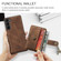 Samsung Galaxy S23+ 5G JEEHOOD RFID Anti-Theft Wallet Magnetic Leather Phone Case - Brown