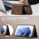 Samsung Galaxy S23+ 5G JEEHOOD Retro Magnetic Detachable Wallet Phone Case - Brown