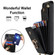 Samsung Galaxy S23+ 5G Ring Holder RFID Card Slot Phone Case with Long Lanyard - Black