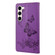 Samsung Galaxy S23+ 5G Butterfly Embossed Horizontal Flip Leather Phone Case - Purple