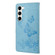 Samsung Galaxy S23+ 5G Butterfly Embossed Horizontal Flip Leather Phone Case - Blue Samsung Galaxy S23+ 5G Butterfly Embossed Horizontal Flip Leather Phone Case - Blue