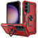 Samsung Galaxy S23+ 5G Warship Armor 2 in 1 Shockproof Phone Case - Red
