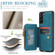 Samsung Galaxy S23+ 5G CaseMe C20 Multifunctional RFID Leather Phone Case - Blue