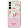 Samsung Galaxy S23+ 5G Bronzing Butterfly Flower TPU Phone Case - Peony