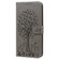 Samsung Galaxy S23+ 5G Tree & Deer Pattern Pressed Printing Horizontal Flip Leather Phone Case - Grey