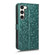 Samsung Galaxy S23+ 5G Honeycomb Dot Texture Leather Phone Case - Green