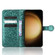 Samsung Galaxy S23+ 5G Honeycomb Dot Texture Leather Phone Case - Green