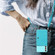 Samsung Galaxy S23+ 5G Crossbody Lanyard Wallet Card Bag Phone Case - Blue