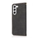 Samsung Galaxy S23+ 5G Dual-color Stitching Leather Phone Case - Black Brown
