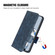Samsung Galaxy S23+ 5G Symmetrical Triangle Leather Phone Case - Blue