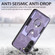 Samsung Galaxy S23+ 5G Retro Skin-feel Ring Card Wallet Phone Case - Purple