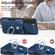 Samsung Galaxy S23+ 5G Retro Skin-feel Ring Card Wallet Phone Case - Blue