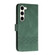 Samsung Galaxy S23+ 5G Cubic Skin Feel Flip Leather Phone Case - Green